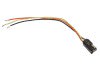Wiring Pigtail and Plug - Stereo Speaker Plug from Radio - Used ~ 1972 - 1973 Mercury Cougar / 1972 - 1973 Ford Mustang 1972,1972 cougar,1972 mustang,1973,1973 cougar,1973 mustang,D2W,D2Z,D3W,D3Z,am/8track,am/fm,cougar,ford,ford mustang,harness,mercury,mercury cougar,mustang,pigtail,plug,radio,repair,speaker,stereo,27436