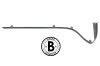 Lower Moulding to Headlamp Housing - Driver Side - Grade B - Used ~ 1971 - 1973 Mercury Cougar