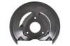 Dust / Splash Shield - Vented - Disc Brake - Driver Side - Concours Correct - Repro ~ 1969 - 1973 Mercury Cougar / 1969 - 1973 Ford Mustang 1969,1969 cougar,1969 mustang,1970,1970 cougar,1970 mustang,1971,1971 cougar,1971 mustang,1972,1972 cougar,1972 mustang,1973,1973 cougar,1973 mustang,C9W,C9Z,D0W,D0Z,D1W,D1Z,D2W,D2Z,D3W,D3Z,backing,brake,brakes,cougar,disc,dust,ford,ford mustang,mercury,mercury cougar,mustang,plate,shield,splash,driver,side,break,driver,drivers,drivers,30190,left