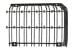 Grille Repair Section - Passenger Side / Inner - Grade C - Used ~ 1968 Mercury Cougar  1968,1968 cougar,C8W,c,cougar,passenger,grade,grill,grille,inner,mercury,mercury cougar,patch,repair,section,side,used,passenger,passengers,passenger