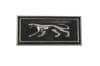 Emblem - Door Panel - Decor / Deluxe - Passenger Side - Used ~ 1970 Mercury Cougar D0WB-652803-E,1970,1970 cougar,D0W,cougar,decal,door,emblem,insert,mercury,mercury cougar,metal,plastic,used,decor,deluxe,pot,die,cast,panel,passenger,side,passenger,passengers,passengers,side,30285