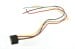 Wiring Pigtail - Under Dash Harness to Blower Switch - Without A/C - Used ~ 1969 - 1970 Mercury Cougar   1969,1969 cougar,1970,1970 cougar,air,blower,c9w,conditioning,cougar,d0w,dash,harenss,harness,loom,main,mercury,mercury cougar,pigtail,plug,repair,switch,under,used,wiring,a/c,without,30413