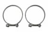 Fuel Tank - Filler Hose Clamps - Pair - Used ~ 1967 - 1970 Mercury Cougar - 1967 - 1970 Ford Mustang 1967,1967 cougar,1967 mustang,1968,1968 cougar,1968 mustang,1969,1969 cougar,1969 mustang,1970,1970 cougar,1970 mustang,c7w,c7z,c8w,c8z,c9w,c9z,clamps,cougar,d0w,d0z,filler,ford,ford mustang,fuel,hose,mercury,mercury cougar,mustang,neck,new,pair,tank,used,driver,drivers,drivers,passenger,passengers,passengers,side,30453