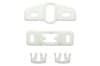 Window Guide - Anti Rattle Set - Repro ~ 1971 - 1973 Mercury Cougar / 1971 - 1973 Ford Mustang 1971,1971 cougar,1971 mustang,1972,1972 cougar,1972 mustang,1973,1973 cougar,1973 mustang,D1W,D1Z,D2W,D2Z,D3W,D3Z,anti,cougar,door,ford,ford mustang,glass,guide,insert,kit,lower,mercury,window,hardware,mustang,plastic,post,rattle,rod,run,set,upper,,30665