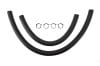 Hose and Clamp Kit - Brake Booster - Date Coded - 5/2/69 - Repro ~ 1970 Mercury Cougar / 1970 Ford Mustang 1970,1970 cougar,1970 mustang,5-2-69,5/2/69,D0W,D0Z,booster,brake,brakes,clamp,coded,cougar,date,ford,ford mustang,hose,kit,mercury,mercury cougar,mustang,repro,reproduction,rubber,vacuum,break,30770