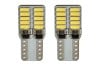 194 LED - Front Side Marker Indicator Light - WHITE - PAIR - Repro ~ 1969 Mercury Cougar 194,1969,1969 cougar,C9W,blade,bright,bulb,cougar,flat,front,indicater,indicator,led,light,mercury,mercury cougar,new,white,repro,reproduction,signal,turn,type,pair,side,marker,driver,drivers,drivers,passenger,passengers,passengers,side,30798