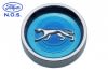Center Cap - Styled Steel Wheel - BLUE - Walking Cat - NOS ~ 1969 - 1970 Mercury Cougar 1969,1969 cougar,1969 mustang,1970,1970 cougar,1970 mustang,C9W,C9Z,D0W,D0Z,cougar,ford,ford mustang,mercury,mercury cougar,mustang,cap,center,chrome,each,logo,man,mercury,new,old,stock,nos,steel,styled,wheel,styled,steel,clip,on,rally,ralley,rallye,30875