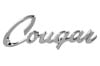 Emblem - Fender Extension - COUGAR Script - Repro ~ 1969 - 1970 Mercury Cougar 1969,1969 cougar,1970,1970 cougar,c9w,cougar,d0w,emblem,extension,fender,mercury,mercury cougar,script,repro,reproduction,30946