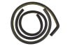 Heater Hose - w/ A/C - Concours Correct - Repro ~ 1973 Mercury Cougar / 1973 Ford Mustang 1973,1973 cougar,1973 mustang,D3W,D3Z,cougar,ford,ford mustang,mercury,mercury cougar,mustang,18472,acy,air,code,coded,concours,conditioning,correct,cougar,date,heater,hose,new,repro,reproduction,stripe,yellow,31110