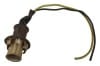 Taillight Socket - Driver Side - Center ~ 1969 - 1970 Mercury Cougar 1969,1969 cougar,1970,1970 cougar,C9W,D0W,cougar,light,lite,mercury,mercury cougar,center,pigtail,rear,socket,tail,taillight,used,wire,wiring,driver,side,driver,drivers,drivers,31174,left