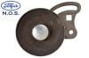 Idler Pulley - Adjustable - 289 / 302 - NOS ~ 1967 - 1968 Mercury Cougar / 1967 - 1968 Ford Mustang ac,air conditioning,tension,tensioner,1967,1967 cougar,1967 mustang,1968,1968 cougar,1968 mustang,289,302,8678,adjustable,c7az,c7w,c7z,c8w,c8z,cougar,ford,ford mustang,idler,mercury,mercury cougar,mustang,pulley,Air Conditioning,new,old,stock,nos,ford,service,replacement,original,31442