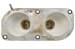 Map Light Body and Socket Assembly - Used ~ 1967 - 1968  Mercury Cougar / 1967 - 1968 Ford Mustang  C7ZZ-13786-B,67,68,1967,1968,c7z,c7w,c8z,c8w,socket,lamp,light,console,map,assembly,body,used,over,head,overhead,mustang,cougar,31765