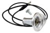 Courtesy Light - Under Dash - SHORT - Repro ~ 1967 - 1968 Mercury Cougar / 1965 - 1968 Ford Mustang 1965,1965 mustang,1966,1966 mustang,1967,1967 cougar,1967 mustang,1968,1968 cougar,1968 mustang,C5Z,C6Z,C7W,C7Z,C8W,C8Z,bracket,cougar,courtesy,dash,floor,ford,ford mustang,lamp,light,mercury,mercury cougar,mustang,short,under,version,31805