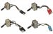 Toggle Switches - Set of 4 - XR7 - Used ~ 1967 Mercury Cougar  31833,1967,1967 cougar,4,C7W,cougar,mercury,mercury cougar,original,set,switches,toggle,used,xr7
