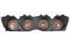 Instrument Housing - Complete - w/ Gauges - Standard - Used ~ 1972 Mercury Cougar 31852,1972,1972 cougar,D2W,board,circuit,cluster,complete,cougar,face,gauge,gauges,housing,instrument,kit,mercury,mercury cougar,original,panel,pcb,plastic,printed,set,standard,used,w/