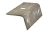 Support Bracket - Passenger Dash Bezel - Standard - EARLY - Used ~ 1967 Mercury Cougar  31906,1967,1967 cougar,C7W,back,backing,bezel,bracket,clip,cougar,dash,early,hole,mercury,mercury cougar,metal,pad,passenger,plate,retainer,screw,standard,steel,support,standard,crappy,used