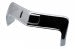 Moulding / Trim - Hood Lip - Center - Restored ~ 1973 Mercury Cougar  1973,1973 cougar,31932,D3W,center,chromed,cougar,d3wb-16958-a,d3wy-16958-a,grill,grille,hood,lip,mercury,mercury cougar,molding,moulding,peak,restored,trim