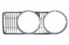 Bezel - Headlight Door - Chrome - Driver Side - Restored ~ 1973 Mercury Cougar 31951,D3WB-13064,D3WB-13052,1973,1973 cougar,D3W,chromed,cougar,driver,head,headlight,housing,left,light,mercury,mercury cougar,molding,moulding,passenger,rechromed,restored,right,side,trim,bezel,upper,grille,door,eyelid