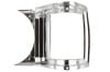 Bezel - Turn Signal / Parking Light - Front - Driver Side - Restored ~ 1973 Mercury Cougar D3WB-13237-AB,1973,1973 cougar,D3W,bezel,chrome,chromed,cougar,driver,front,grill,grille,housing,left,light,mercury,mercury cougar,molding,moulding,parking,passenger,restored,right,side,signal,trim,turn,31953