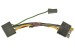 Wire harness Extension - Under Dash Harness to A/C Fan Control Switch - STD / XR7 - Used ~ 1969 - 1970 Mercury Cougar / 1969 - 1970 Ford Mustang  31993,/,1969,1969 cougar,1969 mustang,1970,1970 cougar,1970 mustang,C9W,C9Z,D0W,D0Z,a/c,adapter,air,conditioning,control,cougar,dash,extension,fan,ford,ford mustang,harness,link,mercury,mercury cougar,mustang,std,switch,under,used,wire,wiring,xr7