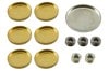 Freeze / Expansion Plug - 12 Piece Set - Brass - 351C - Repro - 1970 - 1973 Cougar / 1970 - 1973 Ford Mustang 1970,1970 cougar,1970 mustang,1971,1971 cougar,1971 mustang,1972,1972 cougar,1972 mustang,1973,1973 cougar,1973 mustang,351,351c,D0W,D0Z,D1W,D1Z,D2W,D2Z,D3W,D3Z,brass,cleveland,cougar,expansion,ford,ford mustang,freeze,mercury,mercury cougar,mustang,plug,plugs,set,steel,31997