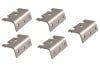 Support Bracket - Passenger Dash Bezel - Standard - Set of 5 - Repro ~ 1967 - 1968 Mercury Cougar  32010,1967,1967 cougar,1968,1968 cougar,C7W,C8W,back,backing,bezel,bracket,clip,cougar,dash,hole,mercury,mercury cougar,metal,pad,passenger,plate,retainer,screw,steel,support,standard,repro,reproduction,new,gauge,bezel