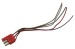 Wiring Pigtail - Under Hood Harness at Kick Panel - Used ~ 1968 Mercury Cougar   32045,1968,1968 cougar,C8W,at,brake,cougar,hand,harness,head,headlights,hood,kick,left,lights,mercury,mercury cougar,panel,pigtail,right,signal,turn,under,used,warning,wire,wiring,under,hood,harness,14290