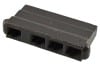 Plug / Connector - Voltage Regulator - Used ~ 1967 - 1968 Mercury Cougar   32051,1967,1967 cougar,1968,1968 cougar,C7W,C8W,connector,cougar,end,mercury,mercury cougar,plastic,plug,regulator,used,voltage