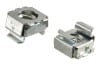 Nuts - Hood latch to Latch Support - PAIR - Repro ~ 1967 - 1968 Mercury Cougar  32097,1967,1967 cougar,1968,1968 cougar,C7W,C8W,attaching,clip,cougar,holder,hood,kit,latch,mercury,mercury cougar,nut,pair,repro,set,snap,support,two
