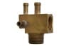 Vacuum Fitting - Brass - Intake Manifold - Used ~ 1967 Mercury Cougar / 1966 - 1967 Ford Mustang 1967 mustang,1966,1967 cougar,1966 mustang,289,C7W,C7Z,C6Z,adapter,brass,cougar,fitting,ford,ford mustang,mercury,mercury cougar,mustang,vacuum,source,intake,manifold,brass,C6AZ-9A474-A,32105