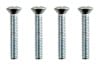 Screws - Shifter Bezel - with Mass Back Carpeting - 1 Inch Long - Set of 4 - Repro ~ 1969 - 1973 Mercury Cougar / 1969 - 1973 Ford Mustang 1967,1967 cougar,1967 mustang,1968,1968 cougar,1968 mustang,1969,1969 cougar,1969 mustang,1970,1970 cougar,1970 mustang,1971,1971 cougar,1971 mustang,1972,1972 cougar,1972 mustang,1973,1973 cougar,1973 mustang,amp,c7w,c7z,c8w,c8z,c9w,c9z,cougar,crank,d0w,d0z,d1w,d1z,d2w,d2z,d3w,d3z,door,ford,ford mustang,handle,mercury,mercury cougar,mustang,new,release,repro,reproduction,screw,set,window,release,door,32158,mass,back,backed,carpet,shifter,bezel