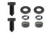 Bolt Kit - Mount - Automatic Transmission - 289 / 302 / 351 / 390 / 428CJ - Repro ~ 1967 - 1969 Mercury Cougar / 1967 - 1969 Ford Mustang  1967,1967 cougar,1967 mustang,1968,1968 cougar,1968 mustang,1969,1969 cougar,1969 mustang,289,302,351,390,428cj,C7W,C7Z,C8W,C8Z,C9W,C9Z,amk,auto,automatic,bolt,cougar,f-176,f176,fastener,ford,ford mustang,isolator,kit,mercury,mercury cougar,mount,mustang,repro,rubber,transmission,32171