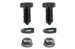 Bolt Kit - Mount - Automatic Transmission - 302 / 351 / 390 / 428CJ- Repro ~ 1970 Mercury Cougar / 1970 Ford Mustang  32173,1970,1970 cougar,1970 mustang,302,351,390,428cj,D0W,D0Z,amk,automatic,bolt,cougar,f-1496,f1496,fastener,ford,ford mustang,isolator,kit,mercury,mercury cougar,mount,mustang,repro,rubber,transmission