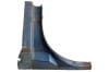 Trough - Trunk Lower Corner - Driver Side - Used ~ 1967 - 1968 Mercury Cougar C7WY-6545119-A,45119,32263,1967,1967 cougar,1968,1968 cougar,C7W,C8W,brace,corner,cougar,cut,driver,lower,mercury,mercury cougar,passenger,side,triangle,trough,trunk,used,corner,patch,taillight,tail,light