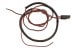 Wiring Pigtail - Tach to Fuse Block to Under Hood Harness - XR7 - Used ~ 1971 - 1973 Mercury Cougar   14401,1971,1971 cougar,1972,1972 cougar,1973,1973 cougar,32424,D1W,D2W,D3W,block,box,connector,cougar,dash,fuse,harness,hood,mercury,mercury cougar,pigtail,repair,tach,under,wire,wiring,used