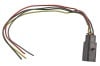Wiring Pigtail - Under Dash Harness - Black Plug - Used ~ 1971 - 1972 Mercury Cougar  1971,1971 cougar,1972,1972 cougar,32429,D1W,D2W,black,buzzer,cougar,dash,door,fuel,gauge,harness,jam,jamb,key,light,lite,low,mercury,mercury cougar,pig,pigtail,plug,repair,sender,sending,switch,tail,trunk,under,unit,used,warning,wire,wiring