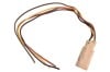 Wiring Pigtail - Under Dash Harness at Kick Panel - White Plug - Used ~ 1971 - 1972 Mercury Cougar 