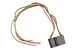 Wiring Pigtail - Under Dash Harness to Seat Belt Warning Buzzer - XR7 - Used ~ 1972 - 1973 Mercury Cougar   1972,1972 cougar,1973,1973 cougar,32442,D2W,D3W,belt,buzzer,cougar,dash,harness,mercury,mercury cougar,repair,seat,under,underdash,used,warning,wire,wiring