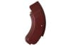 Seat Hinge Cover - Left Side  - MAROON - Used ~ 1971 - 1973 Mercury Cougar / 1971 - 1973 Ford Mustang D1ZB-6561634,D1ZB-6561635,1971,1971 cougar,1971 mustang,1972,1972 cougar,1972 mustang,1973,1973 cougar,1973 mustang,cougar,covers,d1w,d1z,d2w,d2z,d3w,d3z,ford,ford mustang,hinge,mercury,mercury cougar,mustang,new,repro,reproduction,seat,used,right,left,32463,dark,red,maroon