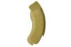 Seat Hinge Cover - Left Side  - AVOCADO - Used ~ 1971 - 1973 Mercury Cougar / 1971 - 1973 Ford Mustang D1ZB-6561634,D1ZB-6561635,1971,1971 cougar,1971 mustang,1972,1972 cougar,1972 mustang,1973,1973 cougar,1973 mustang,cougar,covers,d1w,d1z,d2w,d2z,d3w,d3z,ford,ford mustang,hinge,mercury,mercury cougar,mustang,new,repro,reproduction,seat,used,right,left,32465,light,green,avocado