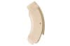 Seat Hinge Cover - Left Side  - WHITE - Used ~ 1971 - 1973 Mercury Cougar / 1971 - 1973 Ford Mustang D1ZB-6561634,D1ZB-6561635,1971,1971 cougar,1971 mustang,1972,1972 cougar,1972 mustang,1973,1973 cougar,1973 mustang,cougar,covers,d1w,d1z,d2w,d2z,d3w,d3z,ford,ford mustang,hinge,mercury,mercury cougar,mustang,new,repro,reproduction,seat,used,right,left,32466,white