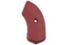 Seat Hinge Cover - Passenger Side Inner  - RED - Used ~ 1967 Mercury Cougar / 1967 Ford Mustang