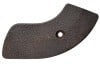 Seat Hinge Cover - Passenger Side Inner  - BLACK - Used ~ 1968 - 1970 Mercury Cougar / 1968 - 1970 Ford Mustang