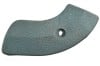 Seat Hinge Cover - Passenger Side Inner - AQUA - Used ~ 1968 - 1969 Mercury Cougar / 1968 Ford Mustang