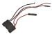Wiring Pigtail - Under Dash Harness to Headlight Warning Buzzer - Used ~ 1971 - 1973 Mercury Cougar   1971,1971 cougar,1972,1972 cougar,1973,1973 cougar,32525,D1W,D2W,D3W,buzzer,cougar,harness,head,headlight,light,lite,mercury,mercury cougar,pigtail,plug,repair,used,warning,wire,wiring