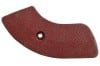 Seat Hinge Cover - Driver Side Inner - RED - Used ~ 1968 - 1970 Mercury Cougar / 1968 - 1969 Ford Mustang C8ZB-6561694,C8ZB-6561692,C8ZB-6561693,C8ZB-6561695,1969,1970,1968,1968 cougar,1968 mustang,cougar,covers,c8w,c8z,c9z,c9w,d0z,d0w,ford,hinge,mercury,mercury cougar,seat,used,right,left,32533,red,inner,outer,passenger,driver
