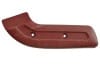 Seat Hinge Cover - Passenger Side Outer - RED - Used ~ 1968 - 1970 Mercury Cougar / 1968 - 1969 Ford Mustang