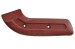 Seat Hinge Cover - Passenger Side Outer - RED - Used ~ 1968 - 1970 Mercury Cougar / 1968 - 1969 Ford Mustang  C8ZB-6561694,C8ZB-6561692,C8ZB-6561693,C8ZB-6561695,1969,1970,1968,1968 cougar,1968 mustang,cougar,covers,c8w,c8z,c9z,c9w,d0z,d0w,ford,hinge,mercury,mercury cougar,seat,used,right,left,32534,red,inner,outer,passenger,driver
