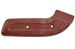 Seat Hinge Cover - Driver Side Outer - RED - Used ~ 1968 - 1970 Mercury Cougar / 1968 - 1969 Ford Mustang  C8ZB-6561694,C8ZB-6561692,C8ZB-6561693,C8ZB-6561695,1969,1970,1968,1968 cougar,1968 mustang,cougar,covers,c8w,c8z,c9z,c9w,d0z,d0w,ford,hinge,mercury,mercury cougar,seat,used,right,left,32535,red,inner,outer,passenger,driver