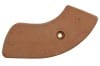 Seat Hinge Cover - Passenger Side Inner  - SADDLE - Used ~ 1968 - 1969 Mercury Cougar / 1968 Ford Mustang
